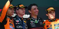 Max Verstappen, Lando Norris, Oscar Piastri