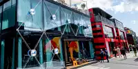 Die Motorhomes der Teams im Formel-1-Fahrerlager 2025