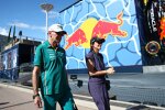 Adrian Newey (Aston Martin) mit Frau Amanda