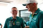 Andy Cowell mit Adrian Newey (Aston Martin)