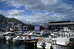 Blick auf das Formel-1-Fahrerlager in Monaco