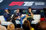Alexander Albon (Williams), Max Verstappen (Red Bull) und Gabriel Bortoleto (Sauber) 