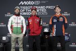 Johann Zarco (), Marc Marquez (Ducati) und Pedro Acosta (KTM) 