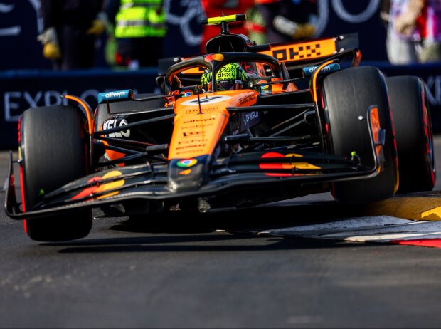 Norris hebt ab: Am Ende brachte er McLarens Pace auf die Straßen Monacos Norris hebt ab: Am Ende brachte er McLarens Pace auf die Straßen Monacos