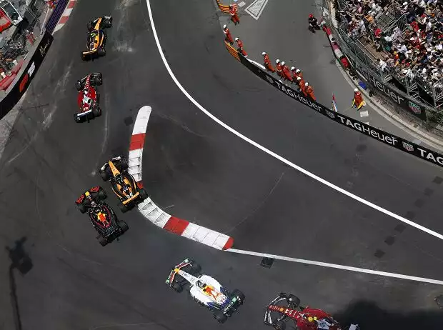 Lando Norris, Charles Leclerc, Oscar Piastri, Max Verstappen, Isack Hadjar Titel-Bild zur News: Lando Norris, Charles Leclerc, Oscar Piastri, Max Verstappen, Isack Hadjar