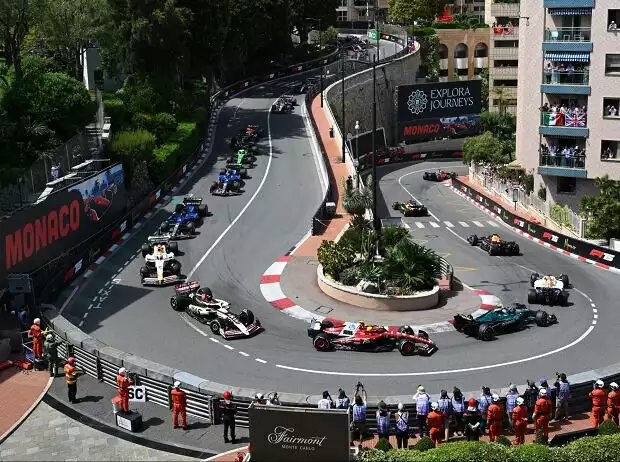 Die Startphase im Formel-1-Rennen in Monaco 2025 Titel-Bild zur News: Die Startphase im Formel-1-Rennen in Monaco 2025