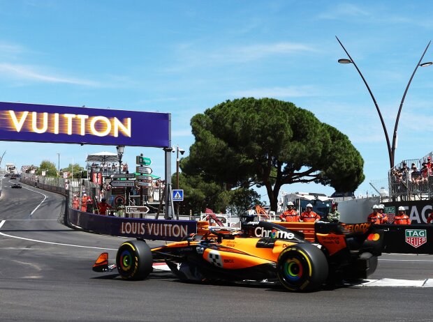 Diesmal war Piastri im Duell der beiden McLaren-Piloten in Monaco langsamer Diesmal war Piastri im Duell der beiden McLaren-Piloten in Monaco langsamer
