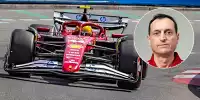 Lewis Hamilton im Ferrari SF-25 in Monaco 2025 mit Renningenieur Riccardo Adami (Fotomontage)