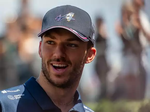 Alpine-Fahrer Pierre Gasly Titel-Bild zur News: Alpine-Fahrer Pierre Gasly