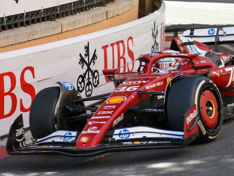 Charles Leclerc (Ferrari SF-25) beim Formel-1-Rennen in Monaco 2025
