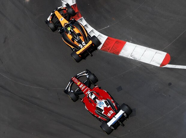 Lando Norris und Charles Leclerc fühlen sich auf den Straßen Monacos wohler ... Lando Norris und Charles Leclerc fühlen sich auf den Straßen Monacos wohler ...