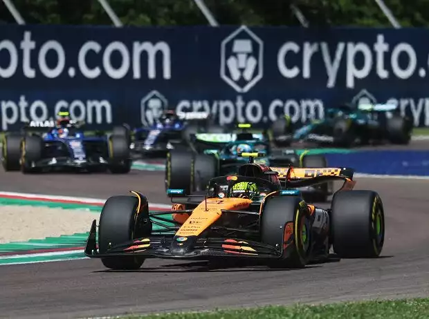 Lando Norris (McLaren MCL39) beim Formel-1-Rennen in Imola 2025 Titel-Bild zur News: Lando Norris (McLaren MCL39) beim Formel-1-Rennen in Imola 2025