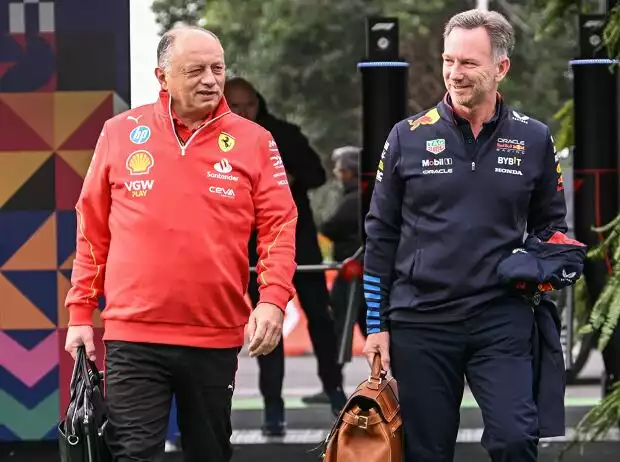 Fred Vasseur, Christian Horner Titel-Bild zur News: Fred Vasseur, Christian Horner