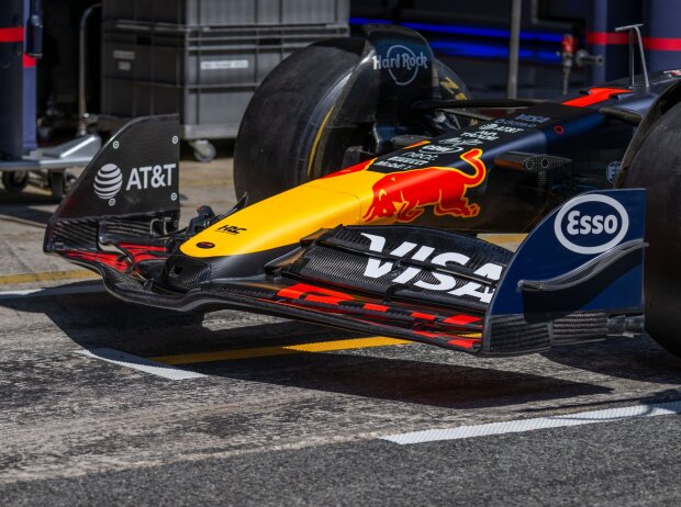 Red-Bull-Frontflügel beim Grand Prix von Spanien 2025 in Barcelona Red-Bull-Frontflügel beim Grand Prix von Spanien 2025 in Barcelona