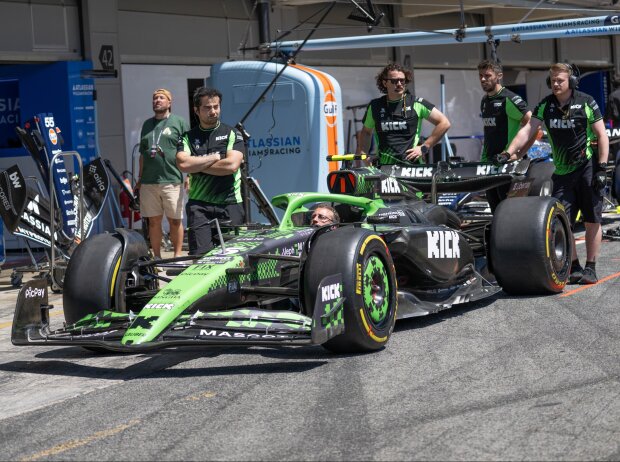 Sauber C45 vor dem Grand Prix von Spanien 2025 Sauber C45 vor dem Grand Prix von Spanien 2025