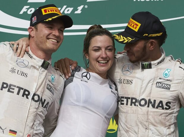 In Silber hatten Rosberg und Hamilton auch gute Zeiten, holten beide die WM In Silber hatten Rosberg und Hamilton auch gute Zeiten, holten beide die WM