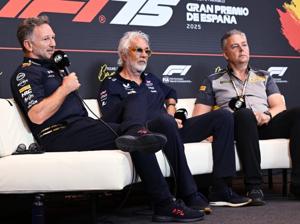Christian Horner, Flavio Briatore, Mario Isola Christian Horner, Flavio Briatore, Mario Isola