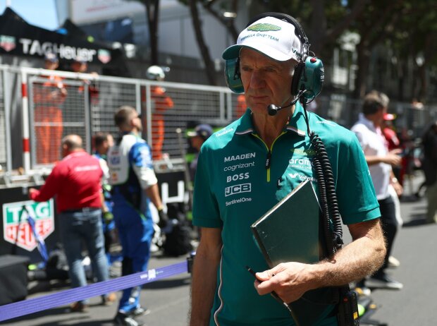 Er ist wieder da: Adrian Newey feierte in Monaco sein Comeback - in Grün Er ist wieder da: Adrian Newey feierte in Monaco sein Comeback - in Grün