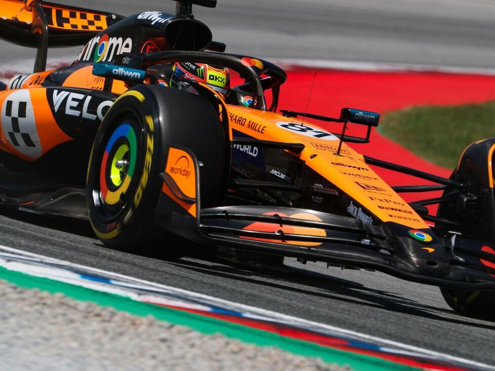 Oscar Piastri (McLaren MCL39) beim Formel-1-Rennen in Barcelona 2025
