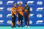 Oscar Piastri (McLaren), Lando Norris (McLaren) und Max Verstappen (Red Bull) 