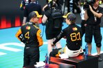 Lando Norris (McLaren) und Oscar Piastri (McLaren) 