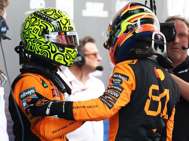 Nach der Monaco-Pole musste sich Lando Norris diesmal wieder geschlagen geben Nach der Monaco-Pole musste sich Lando Norris diesmal wieder geschlagen geben