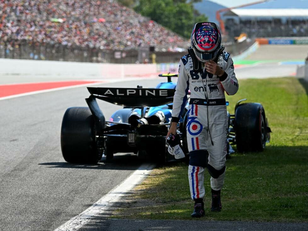 Franco Colapinto (Alpine A525) beim Formel-1-Rennen in Spanien 2025