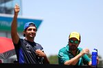 Carlos Sainz (Williams) und Fernando Alonso (Aston Martin) 