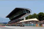 Oscar Piastri (McLaren), Lando Norris (McLaren), Max Verstappen (Red Bull) und George Russell (Mercedes) 