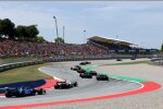 Alexander Albon (Williams), Gabriel Bortoleto (Sauber) und Liam Lawson (Racing Bulls) 