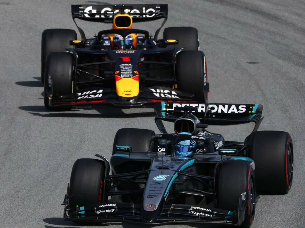 George Russell, Max Verstappen