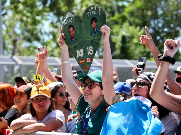 Seltenheitswert haben sie, aber es gibt sie also doch: Die Lance-Stroll-Fans Seltenheitswert haben sie, aber es gibt sie also doch: Die Lance-Stroll-Fans