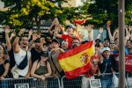 Fans in Madrid