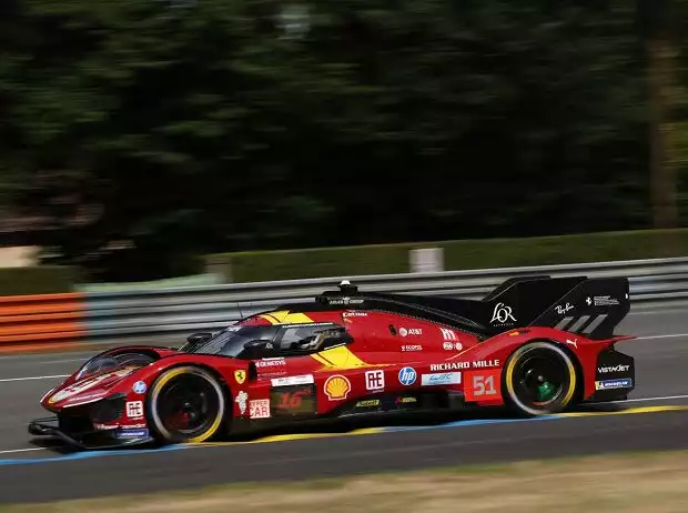 Ferrari hat nach dem Testtag die Favoritenrolle für die 24 Stunden von Le Mans 2025 inne Titel-Bild zur News: Ferrari hat nach dem Testtag die Favoritenrolle für die 24 Stunden von Le Mans 2025 inne
