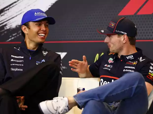 Alexander Albon, Max Verstappen Titel-Bild zur News: Alexander Albon, Max Verstappen
