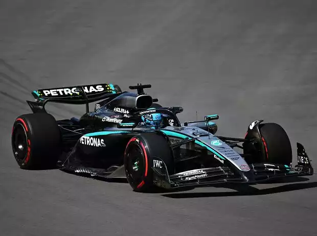 George Russell (Mercedes W16) beim Formel-1-Rennen in Kanada 2025 Titel-Bild zur News: George Russell (Mercedes W16) beim Formel-1-Rennen in Kanada 2025