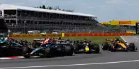 George Russell, Max Verstappen, Oscar Piastri