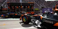 Lando Norris und Oscar Piastri (McLaren MCL39) beim Formel-1-Rennen in Kanada 2025