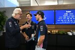 Flavio Briatore, Franco Colapinto (Alpine) und Pierre Gasly (Alpine) 