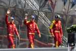 Alessandro Pier Guidi, James Calado und Antonio Giovinazzi 