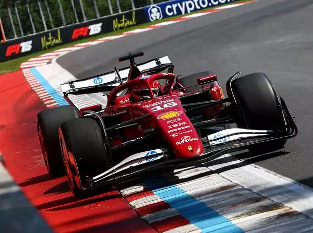Charles Leclerc (Ferrari SF-25) beim Formel-1-Rennen in Kanada 2025 Titel-Bild zur News: Charles Leclerc (Ferrari SF-25) beim Formel-1-Rennen in Kanada 2025