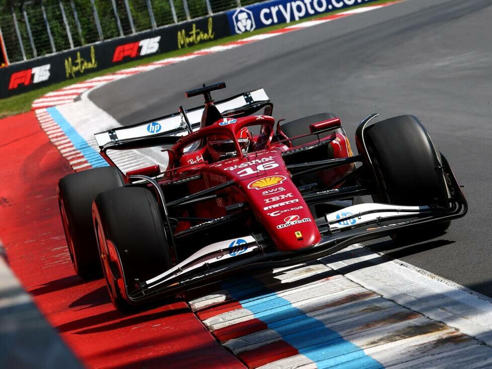 Charles Leclerc (Ferrari SF-25) beim Formel-1-Rennen in Kanada 2025