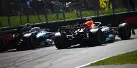 Andrea Kimi Antonelli (Mercedes) und Max Verstappen (Red Bull RB21) beim Formel-1-Rennen in Kanada 2025