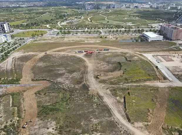 Baustelle der Formel-1-Strecke in Madrid Titel-Bild zur News: Baustelle der Formel-1-Strecke in Madrid