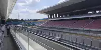 Haupttribüne am Hungaroring nach dem Umbau, fotografiert vom neuen VIP-Bereich