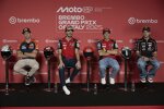 Pedro Acosta (KTM), Francesco Bagnaia (Ducati), Marc Marquez (Ducati) und Marco Bezzecchi (Aprilia) 
