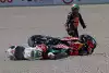 Harter Vorderreifen falsch? Binder und Acosta stürzen im Sprint in Runde 1