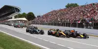 Der Start zum Formel-1-Rennen in Barcelona 2025