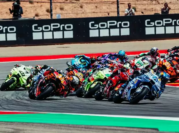 MotoGP Start in Aragon Titel-Bild zur News: MotoGP Start in Aragon