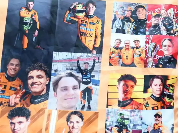 Viele Gesichter, aber ein Team: McLarens Oscar Piastri und Lando Norris Titel-Bild zur News: Viele Gesichter, aber ein Team: McLarens Oscar Piastri und Lando Norris